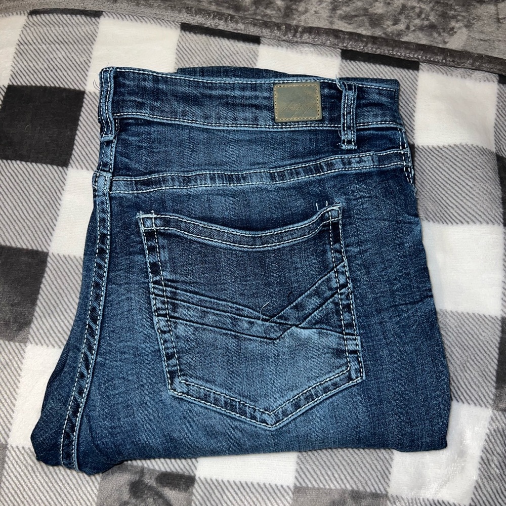 Day trip bootcut jeans.